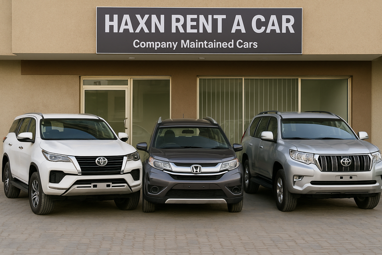 7 Seater Car for Rent in Islamabad & Rawalpindi | Haxn Rent a Car
