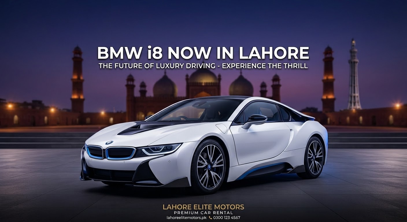 BMW i8 Convertible for Rent in Lahore | Exotic 2-Seater Luxury Car | Haxn