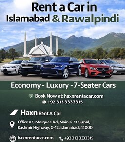 Diplomatic Delegation Car Rental in Islamabad & Rawalpindi | Haxn Rent a Car