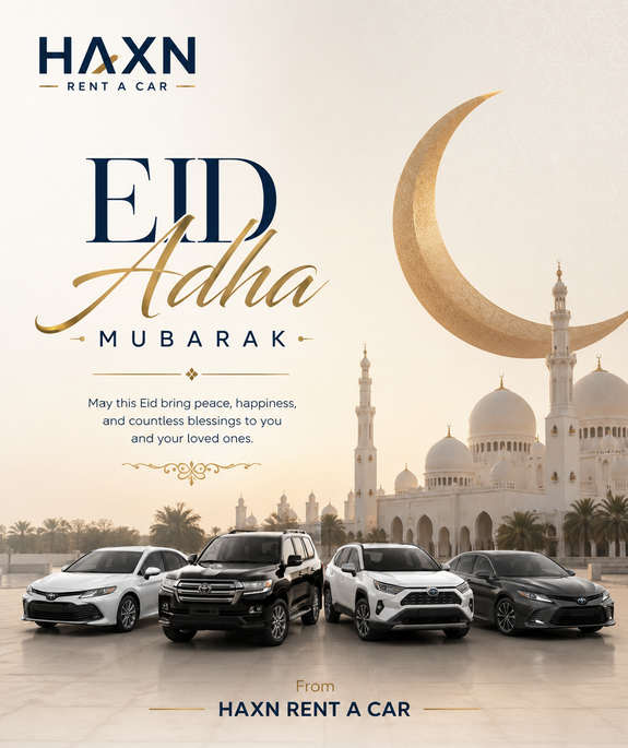 Eid Ul Adha Mubarak From Haxn Rent a Car | Luxury & Economy Cars for Northern Areas Pakistan