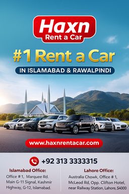 Haxn Rent a Car – Ranked #1 Rent a Car in Islamabad & Rawalpindi