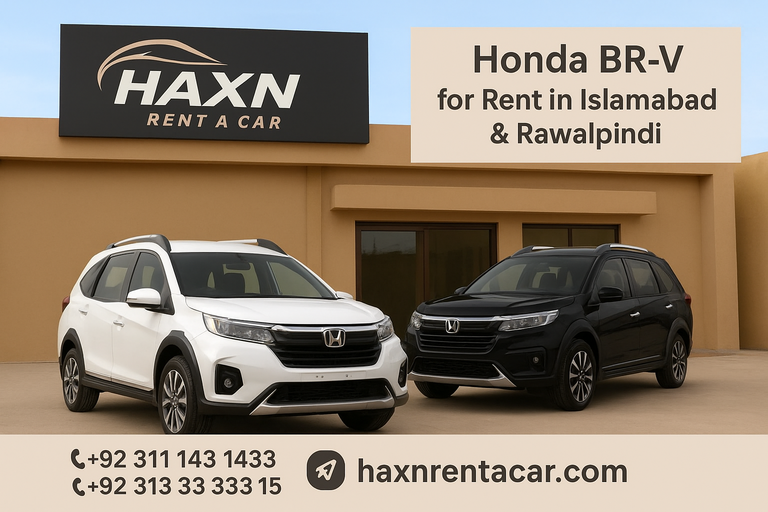 Honda BR-V for Rent in Islamabad & Rawalpindi | 7 Seater SUV Rental