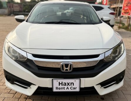 Honda Civic for Rent in Islamabad & Rawalpindi (2018–2021) From Rs. 5,000/Day | Haxn Rent a Car