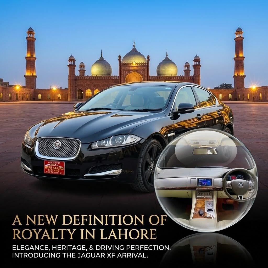Luxury Jaguar XF for Rent in Lahore | Executive British Sedan | Haxn Rent a Car