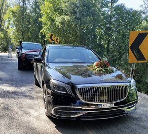 Mercedes S680 Maybach & Toyota Corolla Wedding Car Rental from Islamabad to Murree Bhurban | Haxn Rent A Car