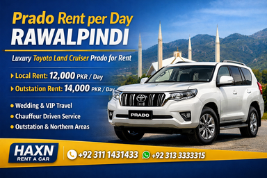 Prado Rent per Day Rawalpindi – Toyota Prado Rental Price