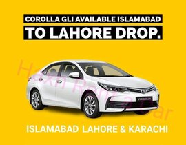 Rent a Car Islamabad To Lahore | Rent a Car Lahore to Islamabad
