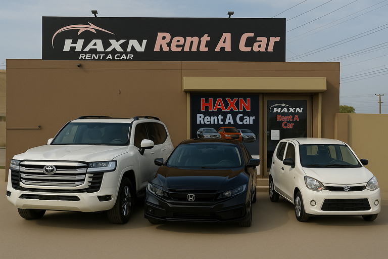 Rent a Car Near Me in Islamabad | Haxn Rent a Car
