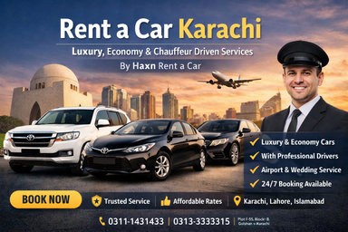 Rent a Car Karachi | Luxury, Economy, SUVs & Cars | Haxn Rent a Car