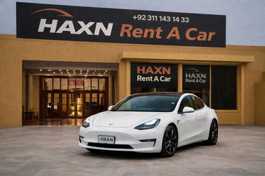 Tesla Model 3 for Rent in Islamabad & Lahore | Luxury Electric Car with Driver