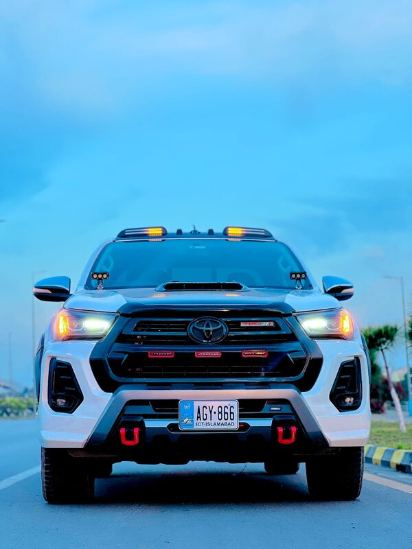 White Toyota Revo 2026 For Rent in Islamabad & Rawalpindi | Haxn Rent a Car